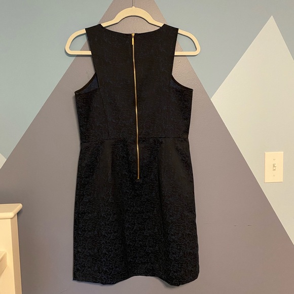 6P Loft Dark Shimmer Blue Cocktail Dress - Picture 2 of 6
